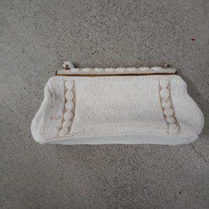 Vintage handmade beaded bag